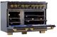 Kucht Professional KX Series 48" Titanium Stainless Steel Pro Style Dual Fuel Range with Kucht Horus Thermostat-4