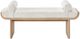 Universal Explore Home™ Modern Nomad Sischo Canberra Ivory/White Oak Bench-2