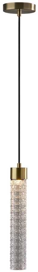 Adesso® Harriet Antique Brass LED Pendant-0