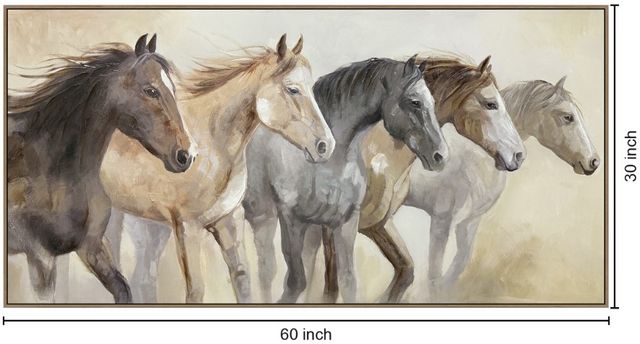 Classy Living Wildhearted Galloping Spirits Wall Art-2