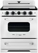 Unique Appliances Classic Retro 30" Marshmallow White Slide-In Induction Range-1