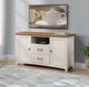 Winners Only® Cardiff Brown/White Media Base-1