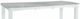 John Thomas Furniture® Hampton Chalk Bow Dining Table with White Base-1