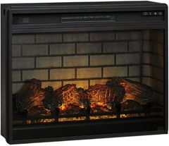 Signature Design by Ashley® Entertainment Accessories Black Large Insert Infrared Fireplace