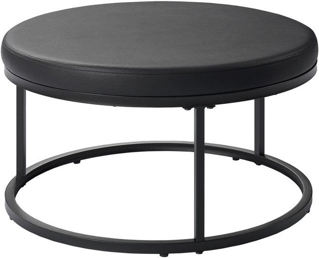 New Classic® Home Furnishings Forma 4-Piece Black/White Occasional Table Set-3