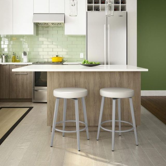 Amisco Customizable Zip Swivel Counter Stool-1