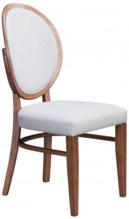 Zuo® Modern Regents Walnut/Gray Dining Chair-0