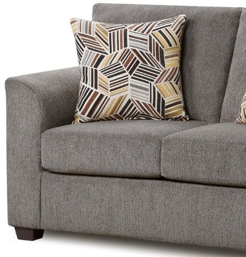 American Wholesale Furniture Kennedy Grey Sofa-1