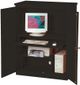 Crate Designs™ Furniture Espresso Lacquer Top Computer Armoire-0
