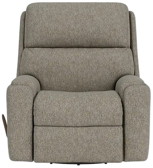 Flexsteel® Rio Gray Vapor Swivel Gliding Recliner-1