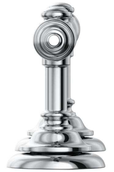 KOHLER® Artifacts® Polished Chrome Lever Bathroom Sink Faucet Handles-3