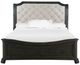 Magnussen Home® Bellamy Beige/Peppercorn Queen Upholstered Sleigh Bed-3