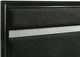 Coaster® Miranda Black Upholstered California King Panel Bed -3