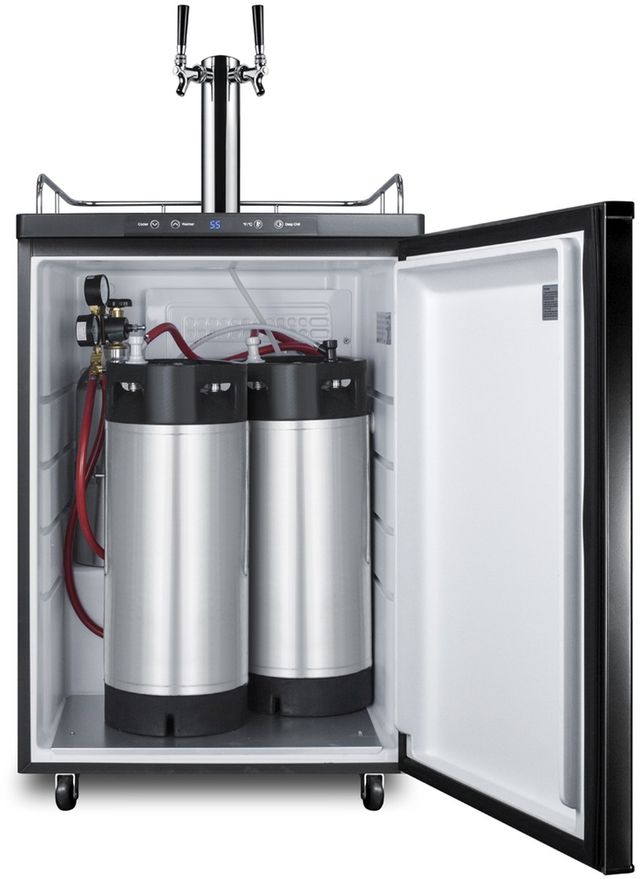 Summit® Stainless Steel Dual Cocktail Dispensing Tap Kit-4