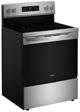 Whirlpool® 30"  Fingerprint Resistant Stainless Steel Freestanding Electric Range 