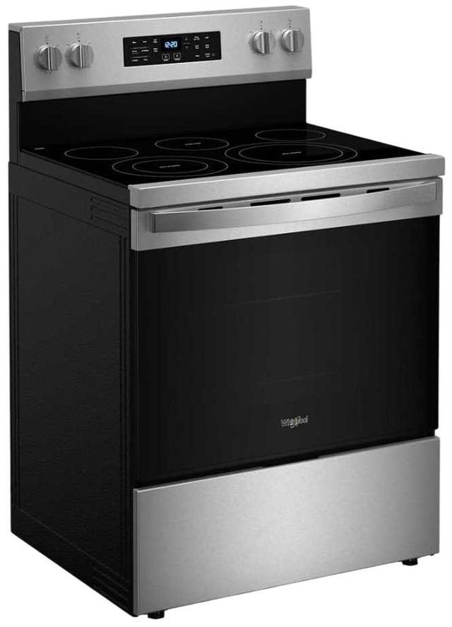 Whirlpool® 30"  Fingerprint Resistant Stainless Steel Freestanding Electric Range -2