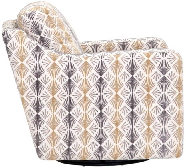 Franklin™ Springer Anemone Mineral Swivel Chair-2