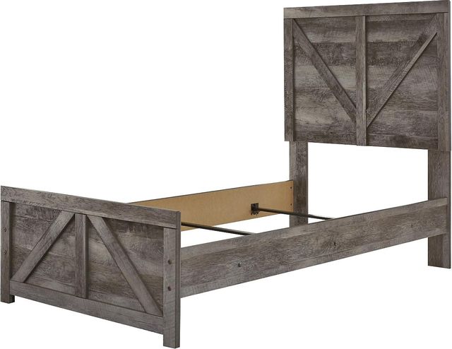 Signature Design by Ashley® Wynnlow Gray Twin Panel Rails-1