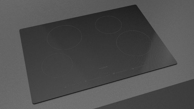 Fulgor Milano 400 Series 30" Black Glass Induction Cooktop-1