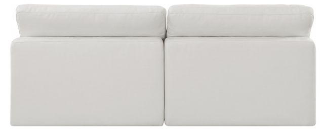 Meridian Furniture Comfy 2-Piece Cream Armless Modular Sectional-2