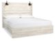 Signature Design by Ashley® Cambeck 6-Piece Whitewash White King Panel Bed Set-1