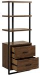 Mazin Furniture Sedley Walnut Side Pier-2