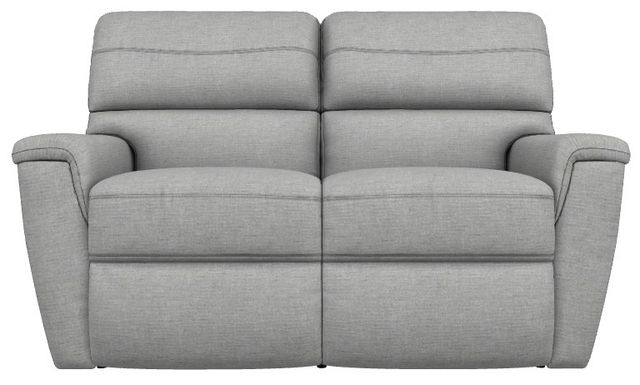 La-Z-Boy® Ava Oyster Power Reclining Loveseat with Headrest-1