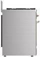 Ilve® Majestic III 30" Stainless Steel Pro Style Dual Fuel Liquid Propane Range with 5 Black Brass Burners and Copper Trim-3