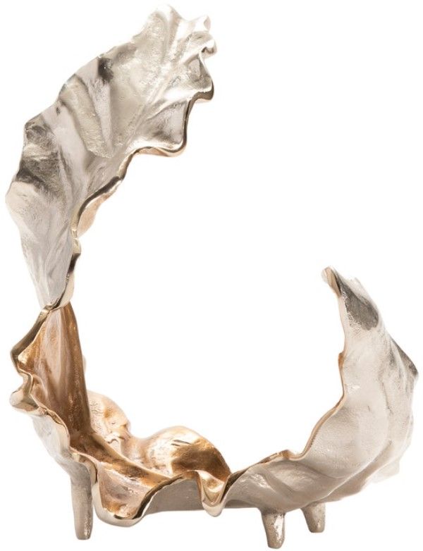 Crestview Collection Willow Two-Toned Medium Sculptural Leaf II-1