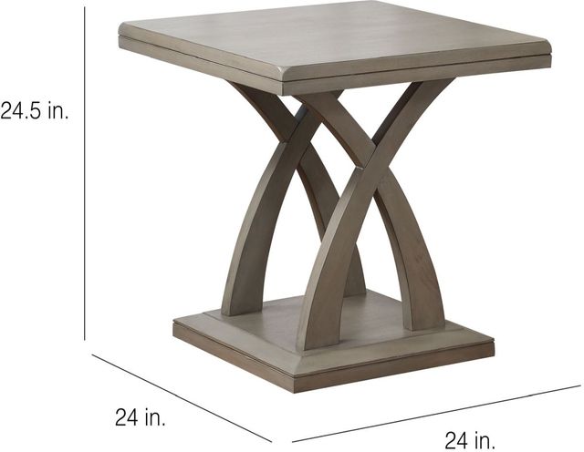 Steve Silver Co. Jocelyn Gray End Table-2