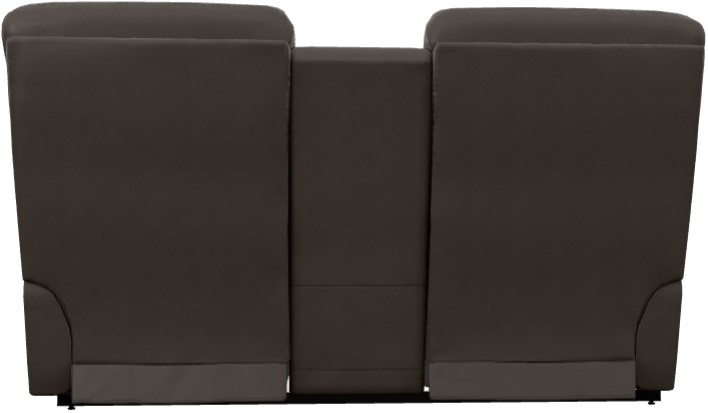 A♡ La-Z-Boy® James Walnut Leather Power Reclining Loveseat with
