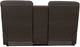 La-Z-Boy® James Walnut Leather Power Reclining Loveseat with Console and Headrest-3