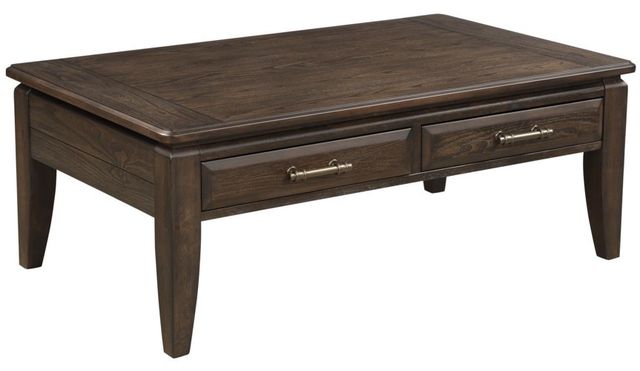 Bernards Bellamy Lane Brown Cocktail Table-0