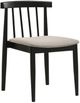 Coaster® Cullen 2-Piece Black/Wheat Dining Side Chair Set-3