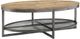Olliix by INK+IVY Natural Sheridan Oval Coffee Table-1