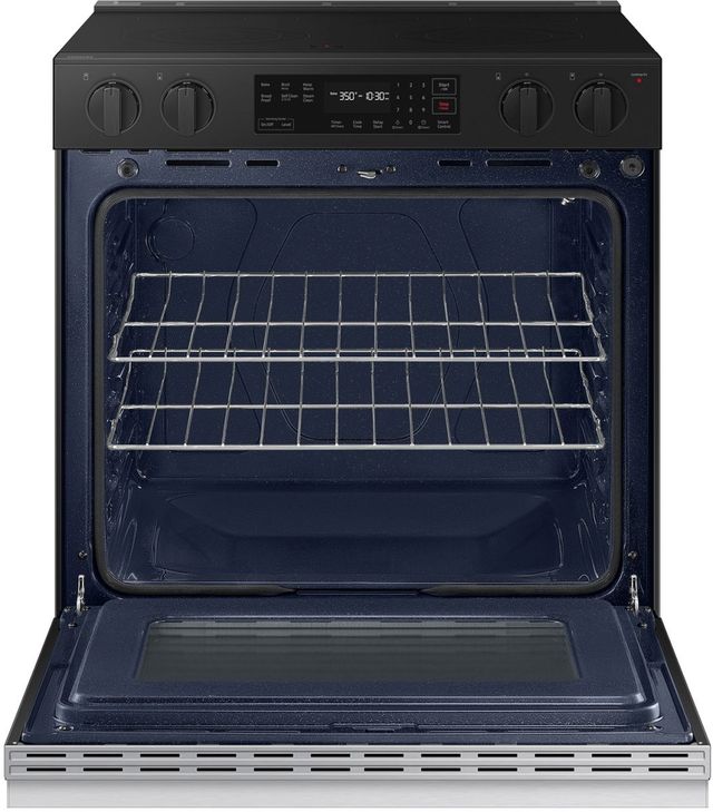Samsung Bespoke 30" Stainless Steel Slide-In Electric Range-2