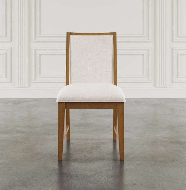Jofran Inc. Sierrafina Beige/Brown Upholstered Back Chair-1