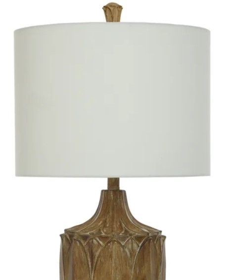 StyleCraft Brown Maple Table Lamp-1