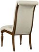 Hooker® Furniture Archivist Aubergine Linen/Pecky Pecan Upholstered Dining Side Chair-2