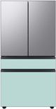 Samsung Bespoke 36" Morning Blue Glass French Door Refrigerator Bottom Panel-2