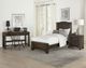 Vaughan-Bassett Cottage Too Coffee Youth Full Mansion Bed-1