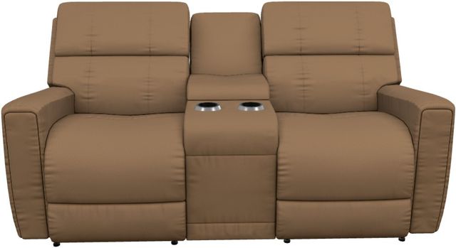 La-Z-Boy® Apollo Camel Power Reclining Loveseat with Console and Headrest-1