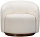 Bassett Mirror Rory Ivory White Accent Chair-1