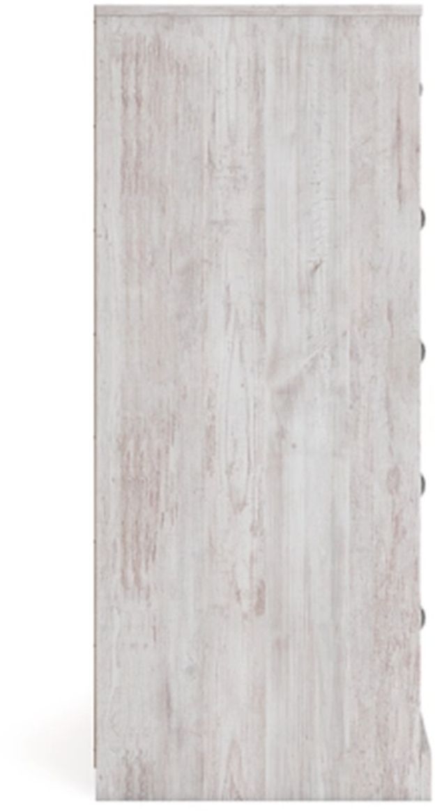 Signature Design by Ashley® Paxberry Whitewash 5-Drawers Chest of Drawers-4