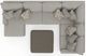 Jackson Furniture Livingston 4-Piece Linen U-Shape Sectional-3