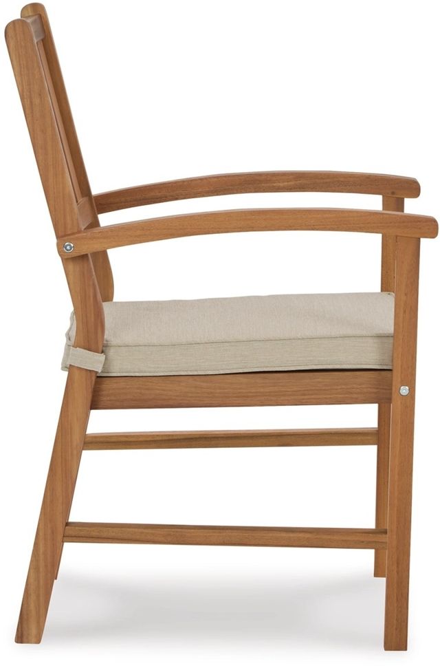 Signature Design by Ashley® Janiyah Set of 2 Light Brown Arm Chair-3