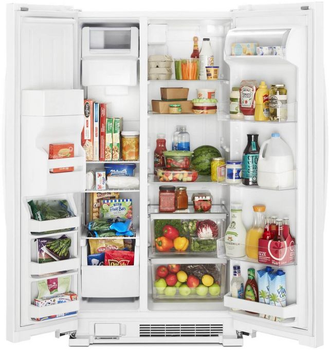 Whirlpool® 36 in. 24.5 Cu. Ft. Side-By-Side Refrigerator-White-3