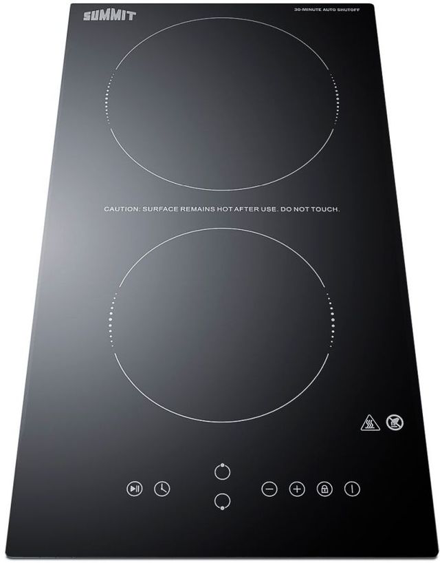 Summit® 12" Black Electric Cooktop -6