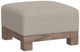 International Furniture Direct Samba Beige/Sand Drift Square Ottoman-0