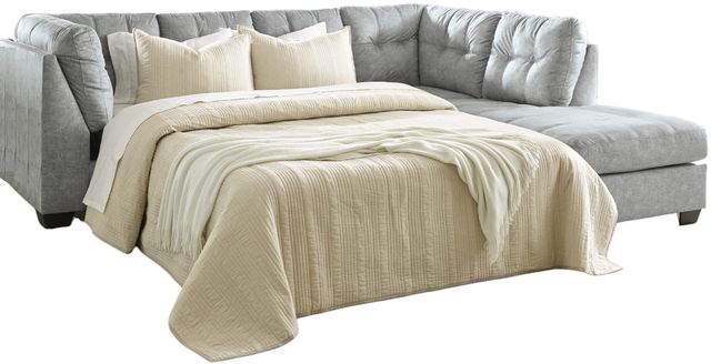 Benchcraft® Falkirk 2-Piece Steel Right-Arm Facing Full Sofa Sleeper Sectional and Chaise-0